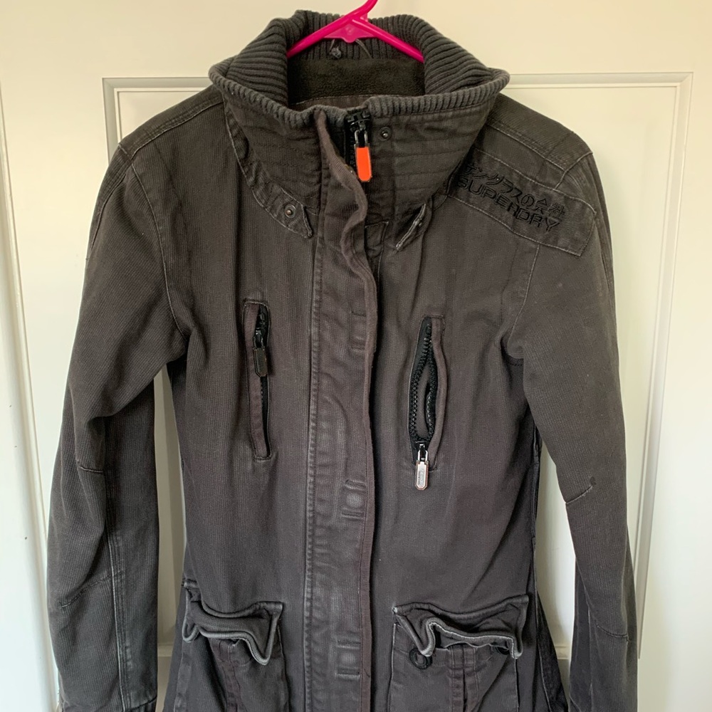 Superdry utility fleece lined jacket